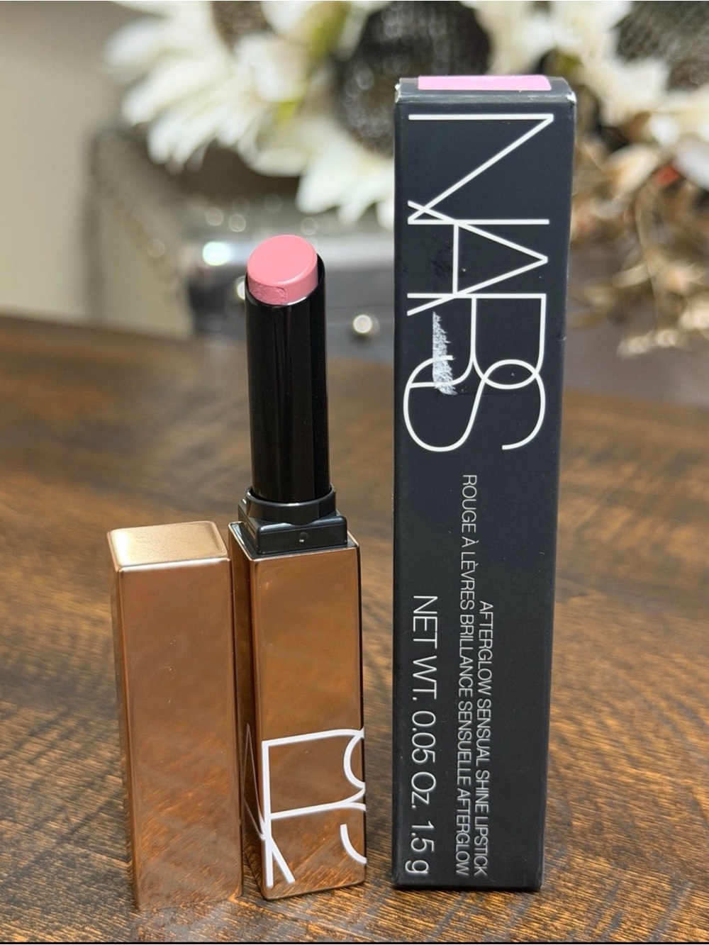 212 First Move-NARS Afterglow Sensual Shine Lipstick - Full size